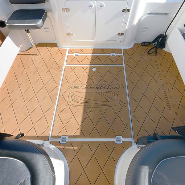 whittley self-draining rear deck area