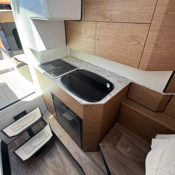 whittley timber look flooring front cabin